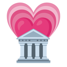 Classical building and Growing heart
