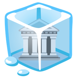 Classical building and Ice