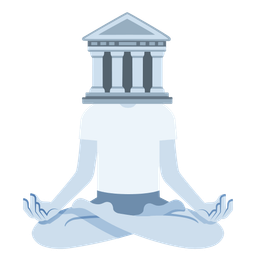 Classical building and Lotus