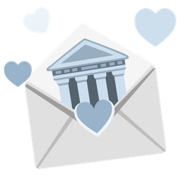 Classical building and Love letter