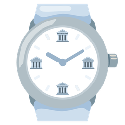 Classical building and Watch