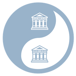 Classical building and Yin yang