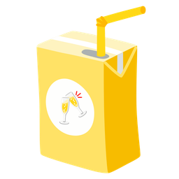 Clinking glasses and Beverage box