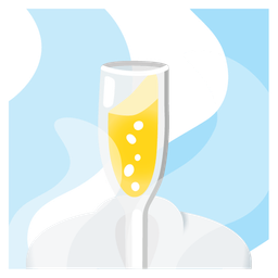 Clinking glasses and Hot springs