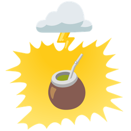 cloud with lightning and mate