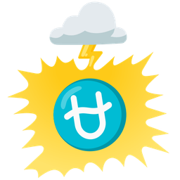cloud with lightning and Ophiuchus