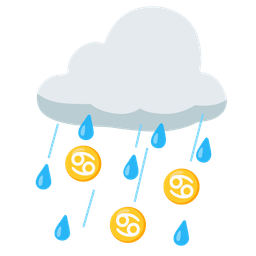 cloud with rain and Cancer