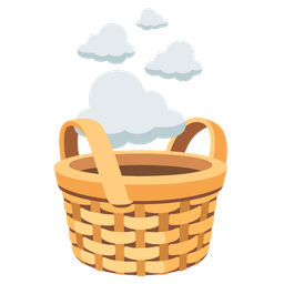 cloud and basket