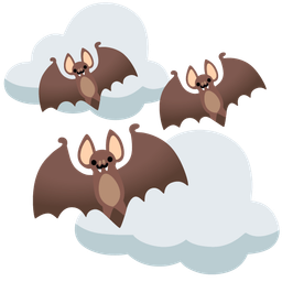 cloud and bat