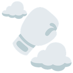 cloud and boxing glove