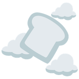 cloud and bread