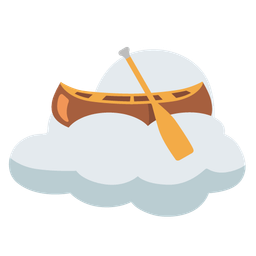 cloud and canoe