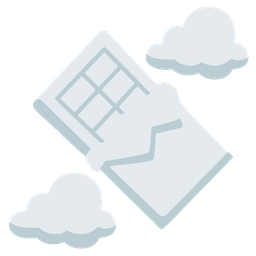 cloud and chocolate bar