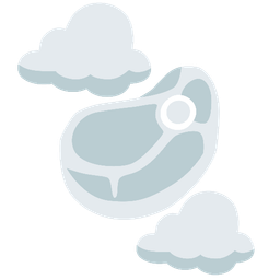 cloud and cut of meat