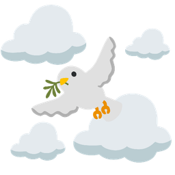 cloud and dove