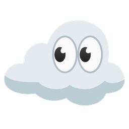 cloud and eyes