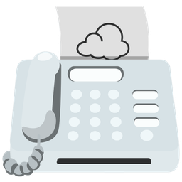 cloud and fax machine