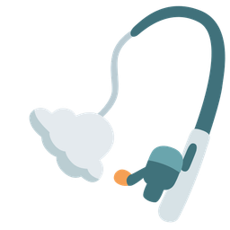 cloud and fishing pole