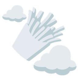 cloud and french fries