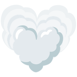 cloud and growing heart