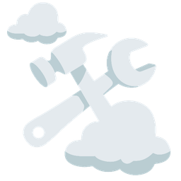 cloud and hammer and wrench