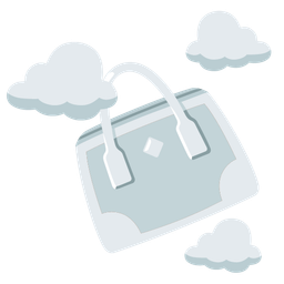 cloud and handbag