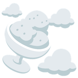 cloud and ice cream