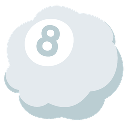 cloud and pool 8 ball