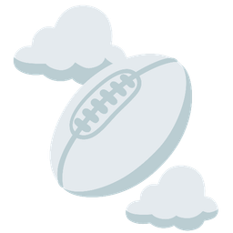 cloud and rugby football