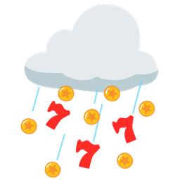 cloud and slot machine