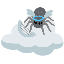 cloud and spider