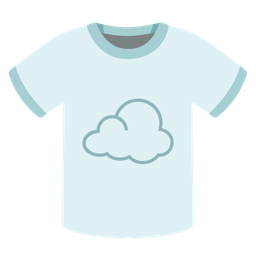 cloud and t-shirt