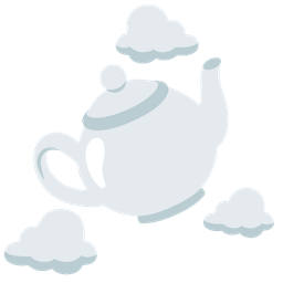 cloud and teapot