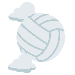 cloud and volleyball