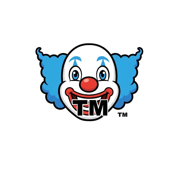 Clown face and Trade mark