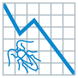 cockroach and chart decreasing