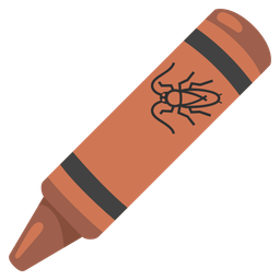cockroach and crayon