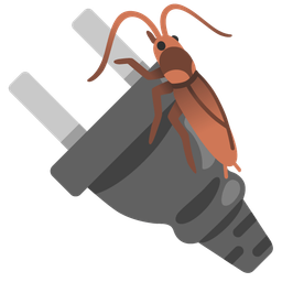 cockroach and electric plug