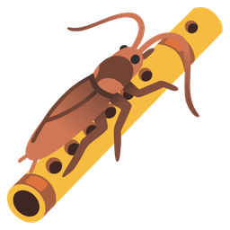 cockroach and flute
