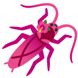 cockroach and hibiscus