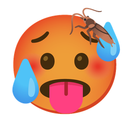 cockroach and hot face