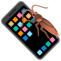 cockroach and mobile phone