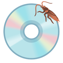 cockroach and optical disk