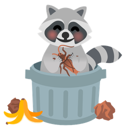 cockroach and raccoon