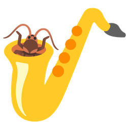 cockroach and saxophone