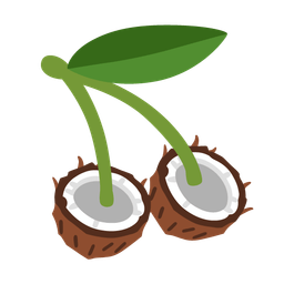 coconut and cherries