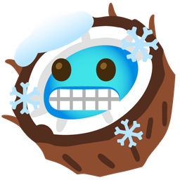 coconut and cold face