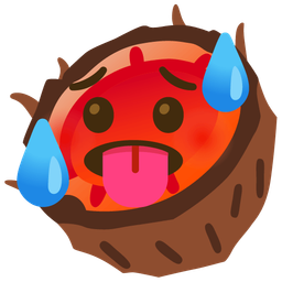 coconut and hot face