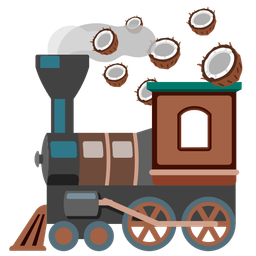 coconut and locomotive
