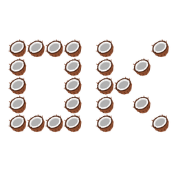 coconut and OK button